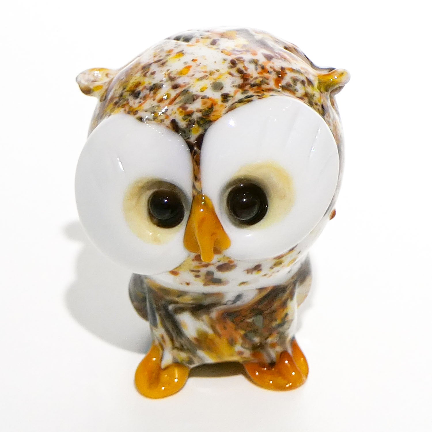 Ourson hibou - Verre de Murano