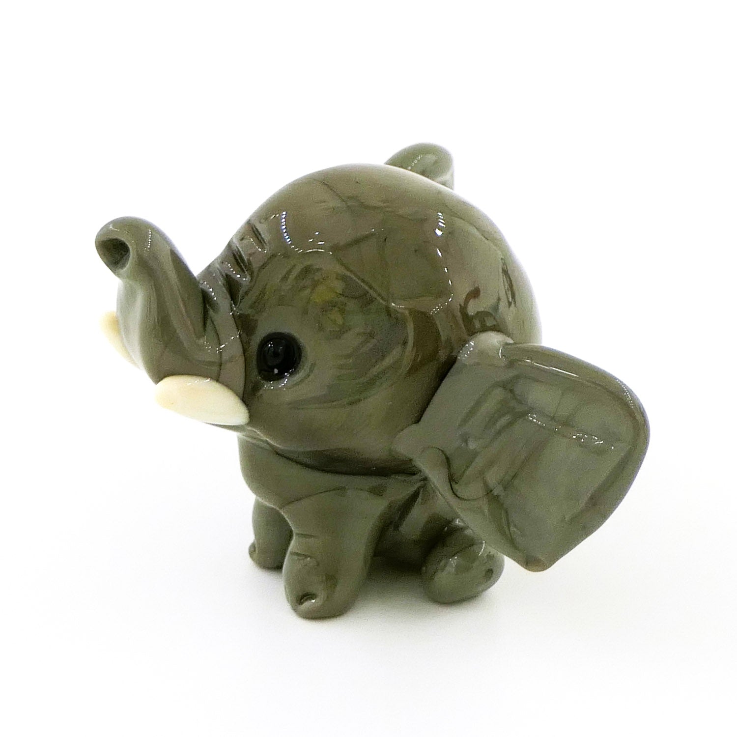 Elephant cub - Murano glass