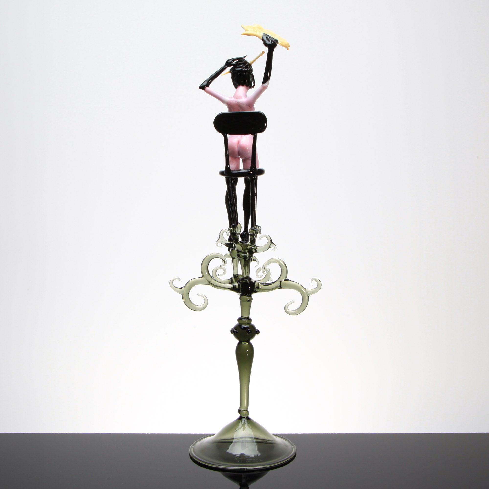 Nu Artistique Burlesque "Bettie" Pièce Unique - Verre de Murano