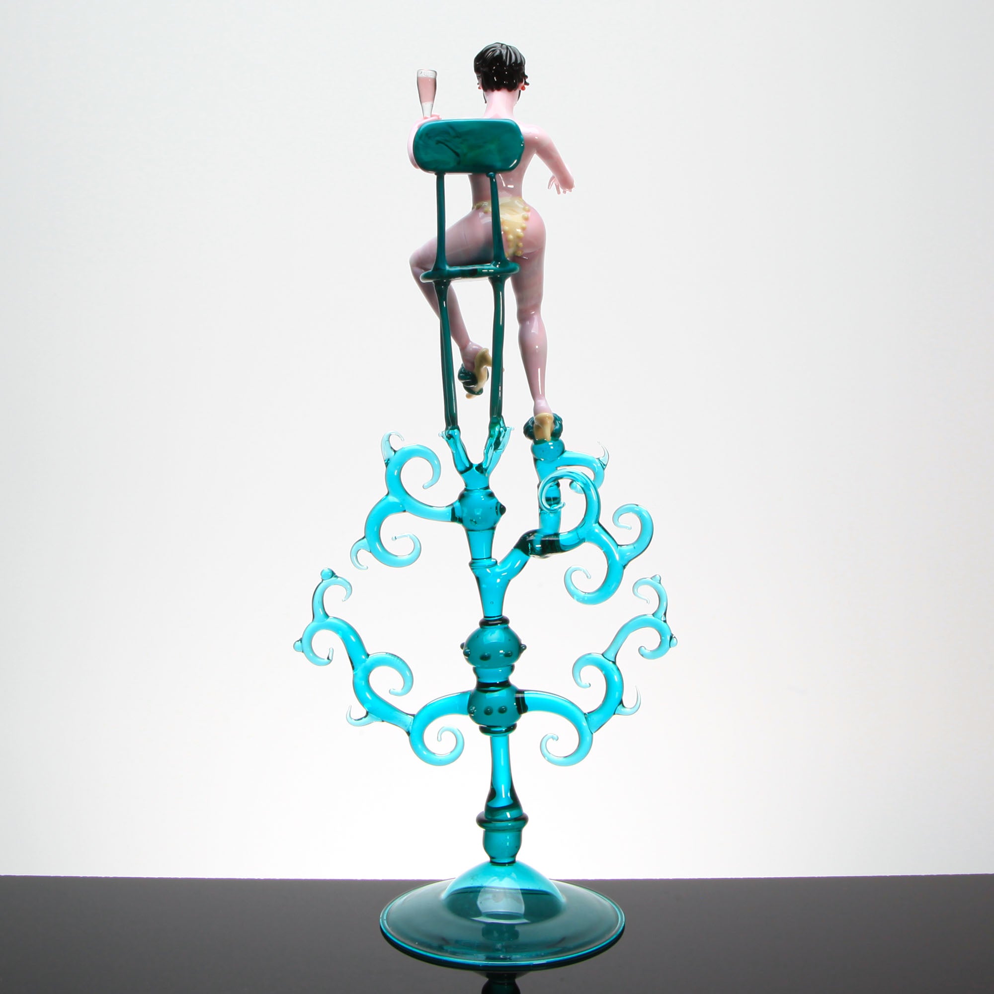 Burlesque Artistic Nude "Pauline"Unique Piece - Murano Glass