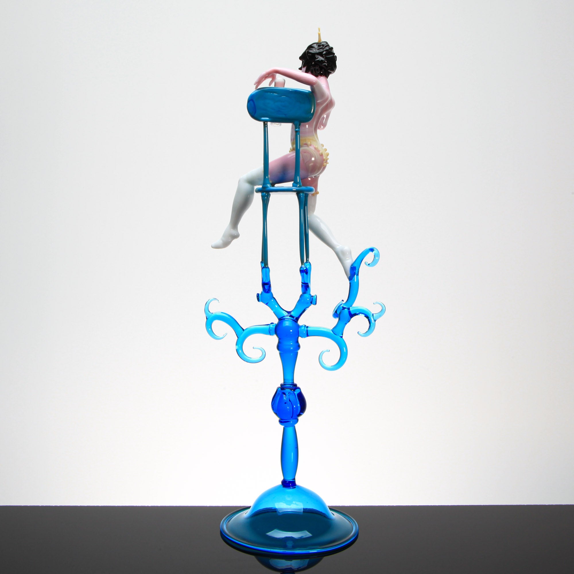 Burlesque Artistic Nude "Evelyne"Unique Piece - Murano Glass