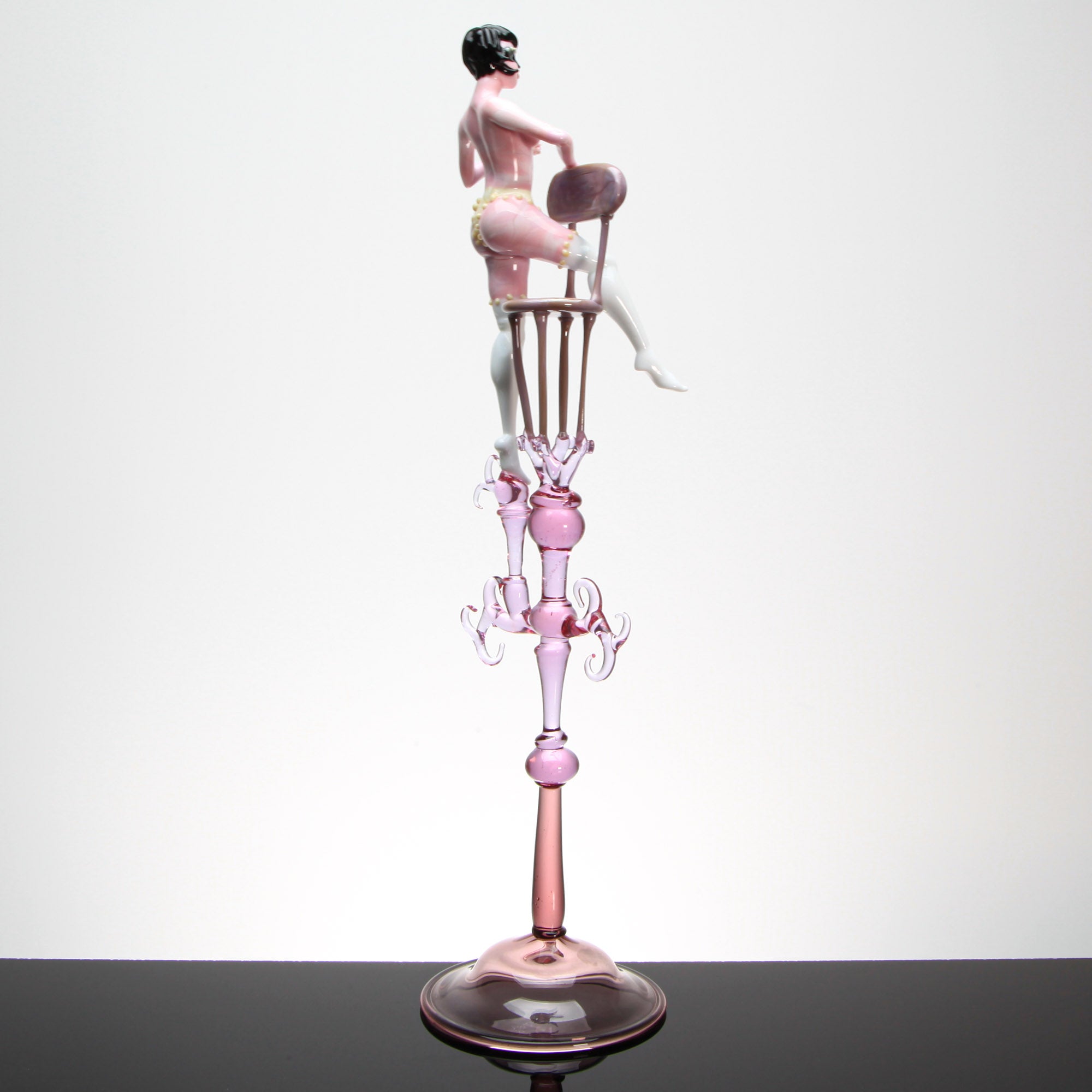 Nu Artistique Burlesque "Dixie"Pièce Unique - Verre de Murano