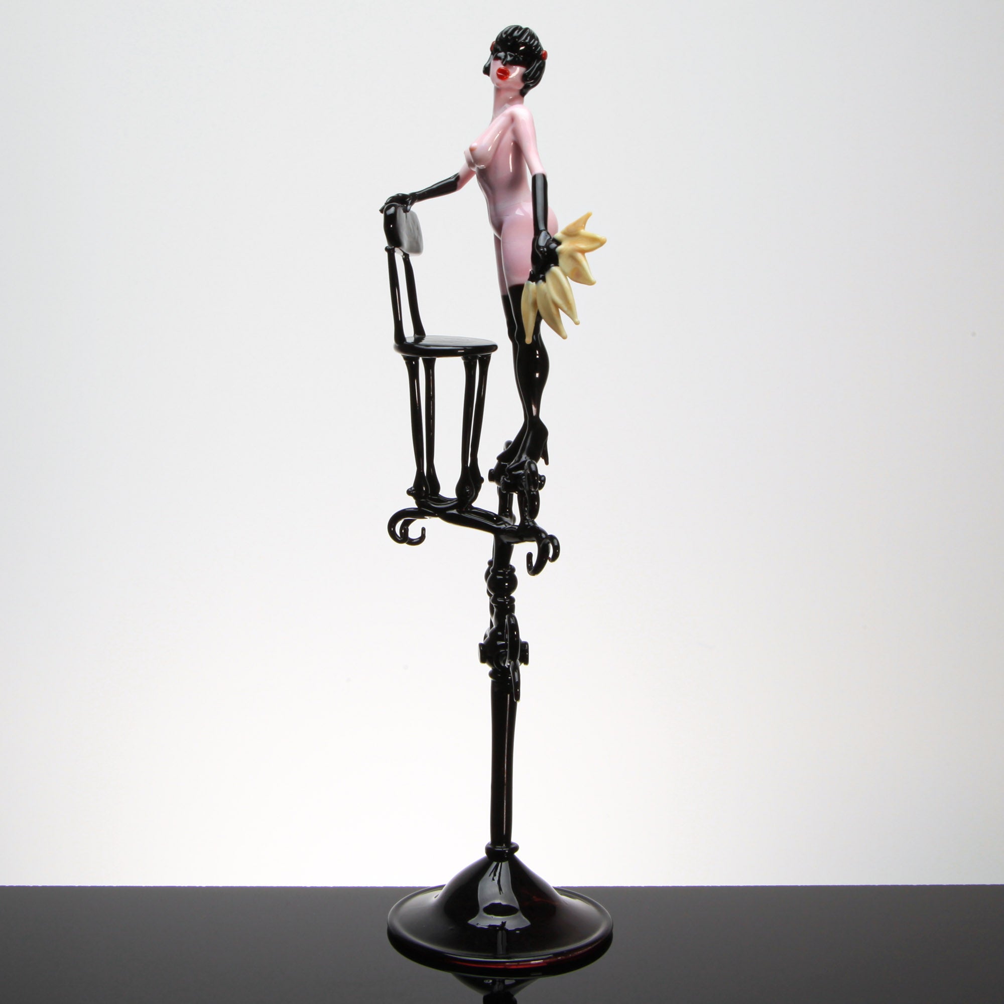 Burlesque Artistic "Gypsy" - Unique Piece - Murano Glass