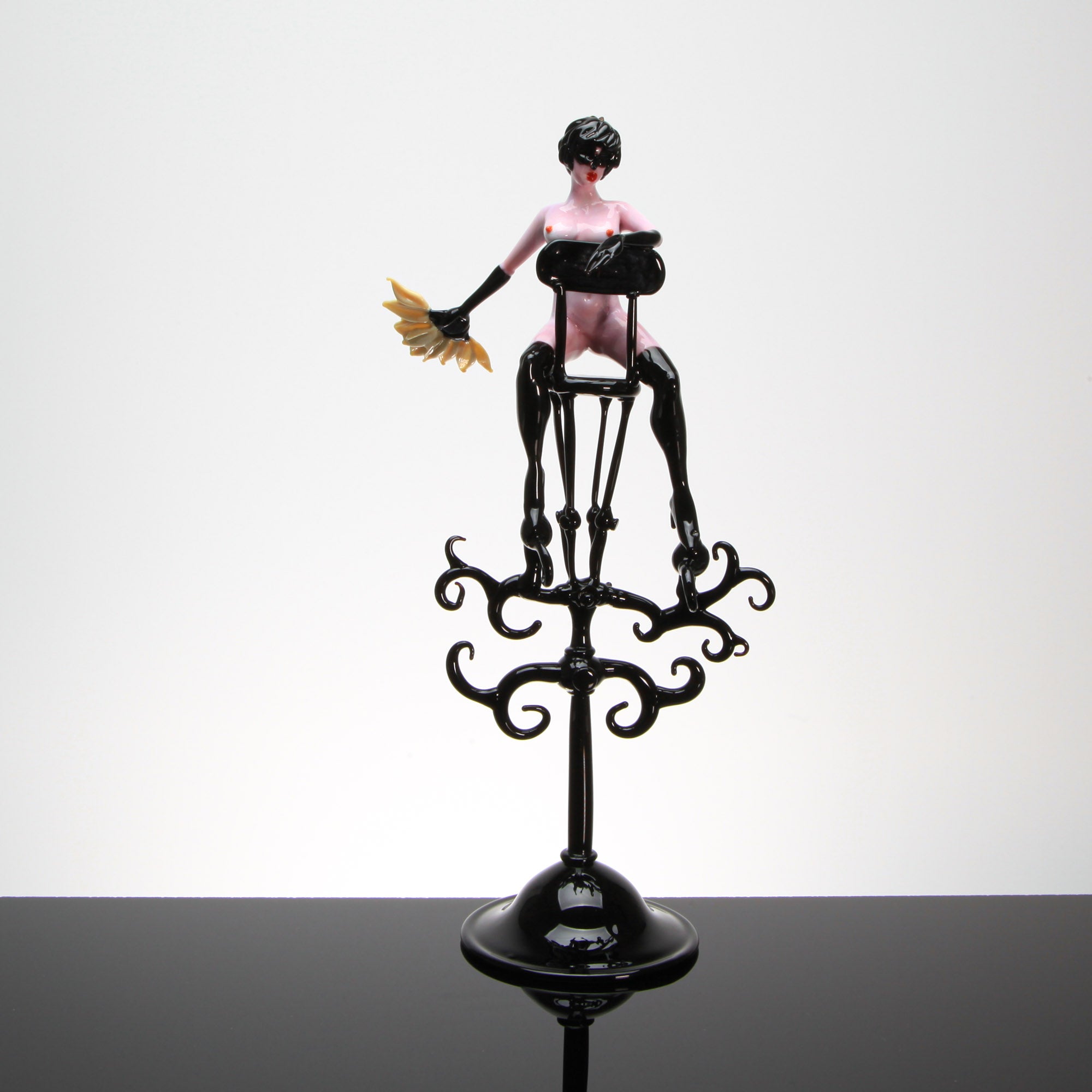 Nu Artistique Burlesque "Sophia"Pièce Unique - Verre de Murano