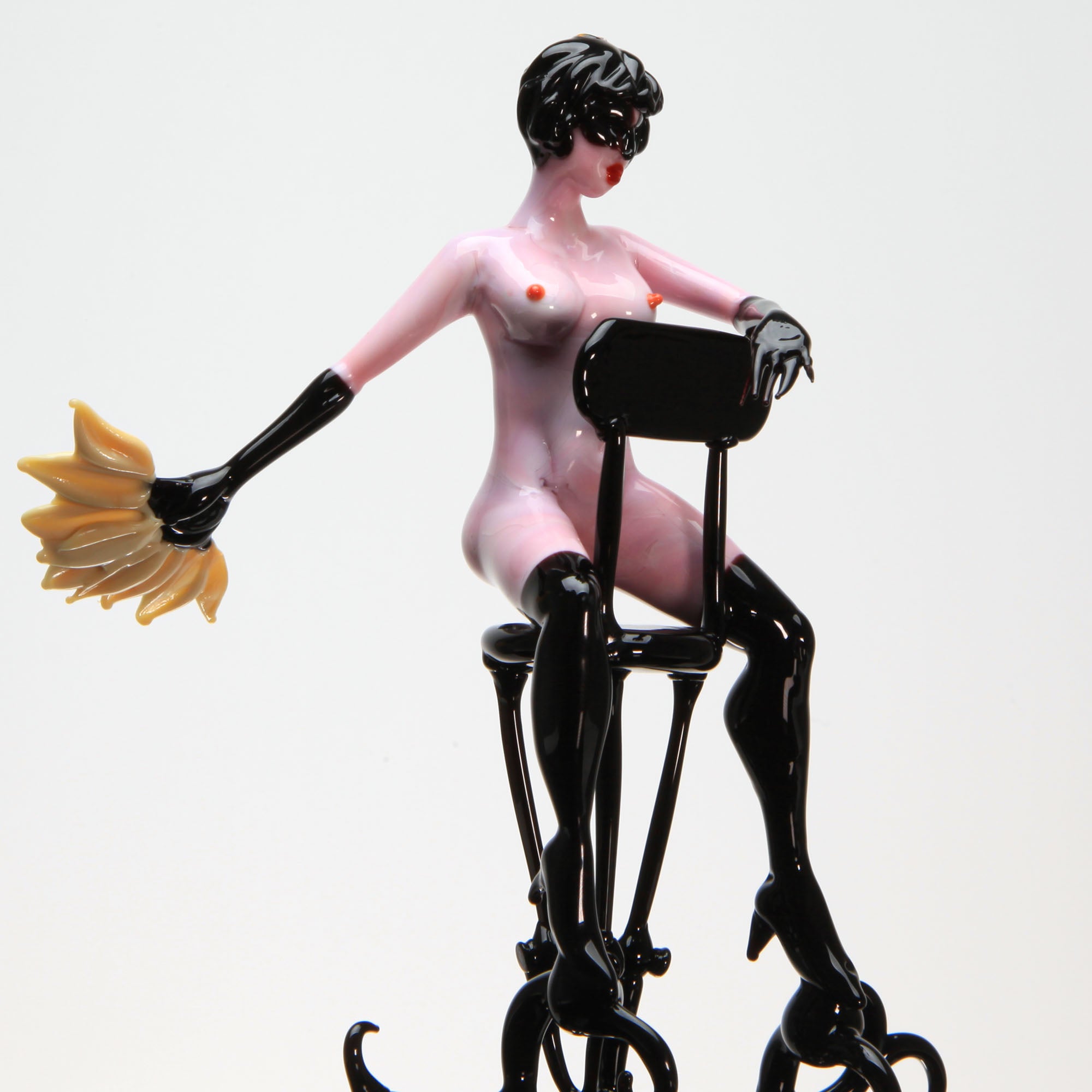 Burlesque Artistic Nude "Sophia"Unique Piece - Murano Glass