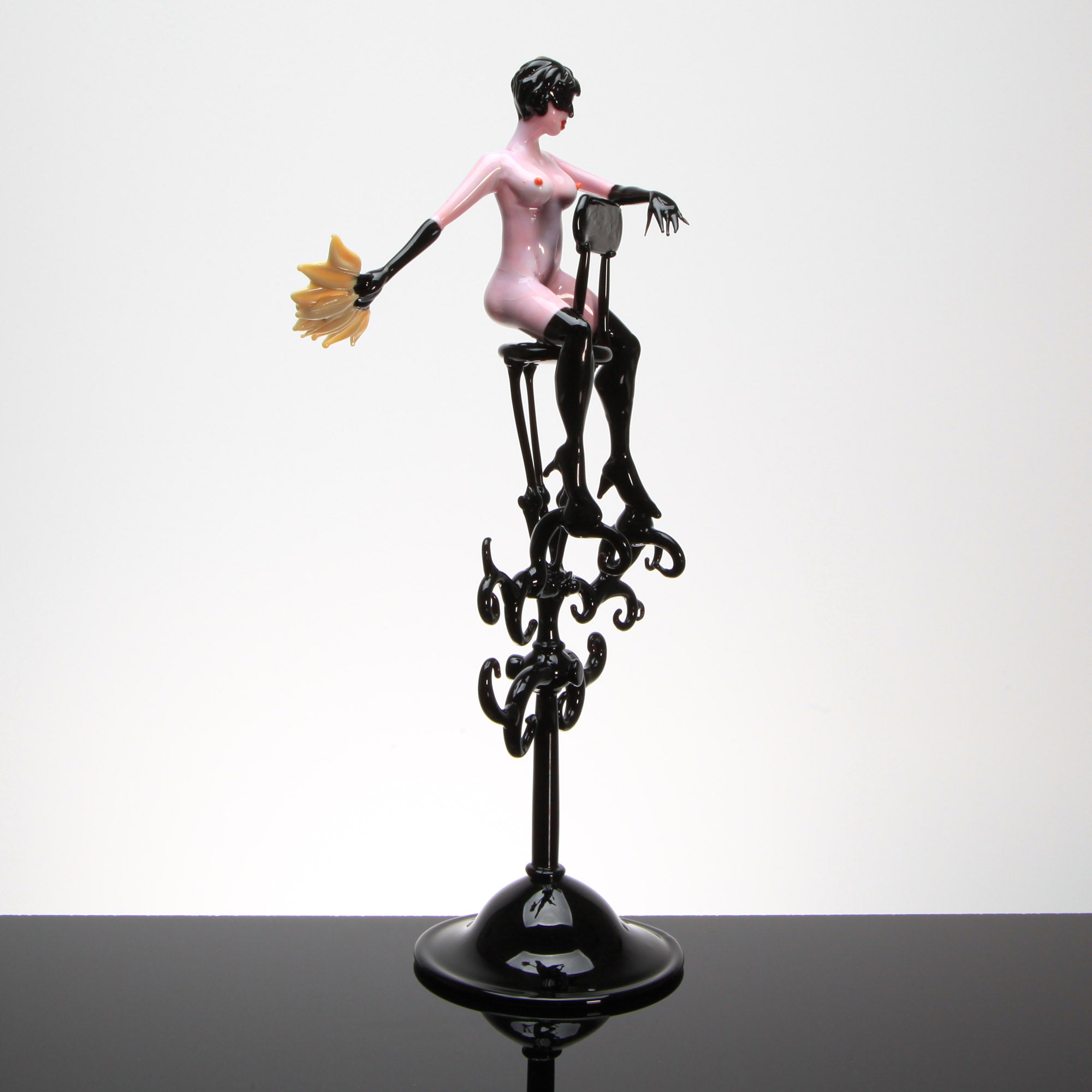 Burlesque Artistic Nude "Sophia"Unique Piece - Murano Glass