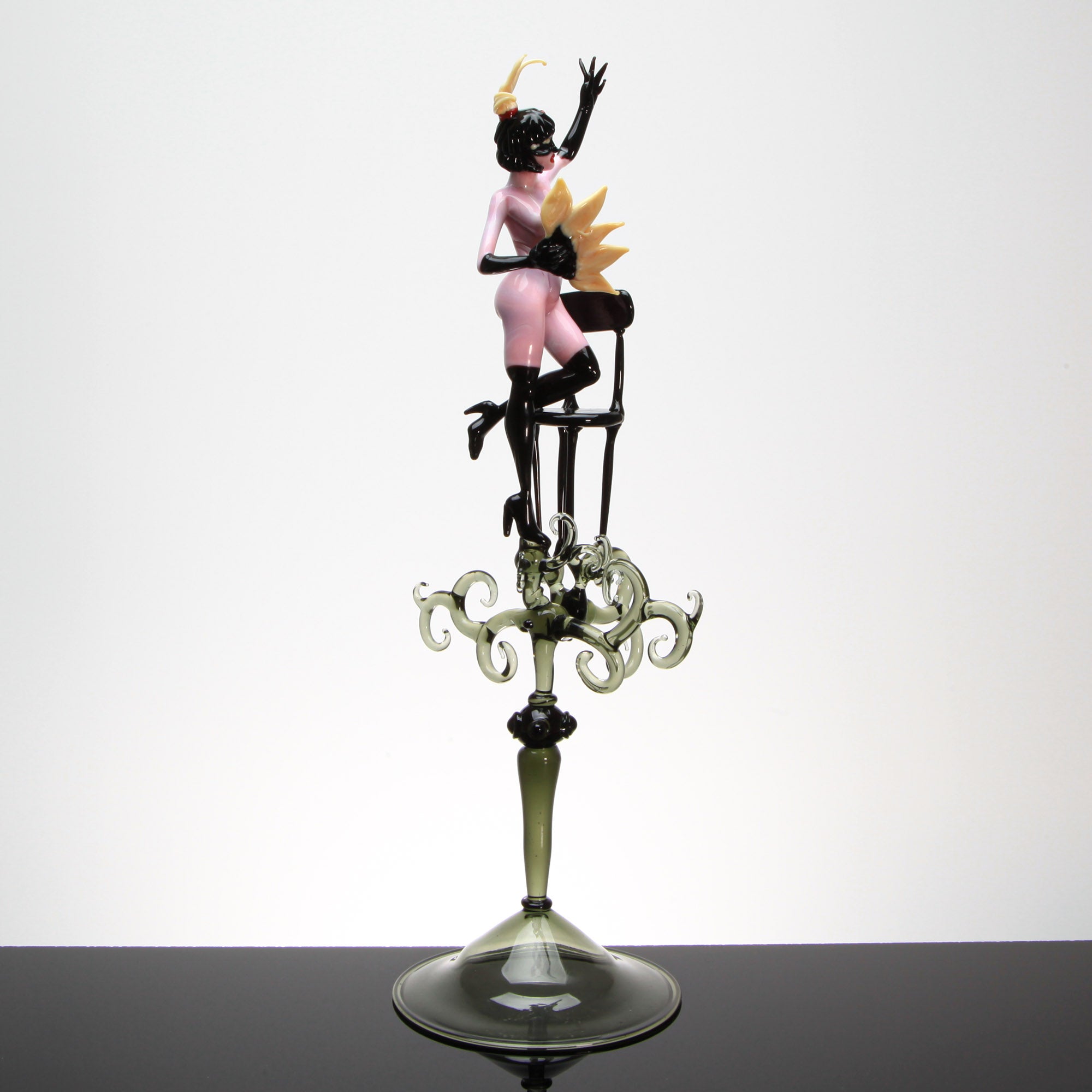 Burlesque Artistic  "Audrey" - Unique Piece - Murano Glass