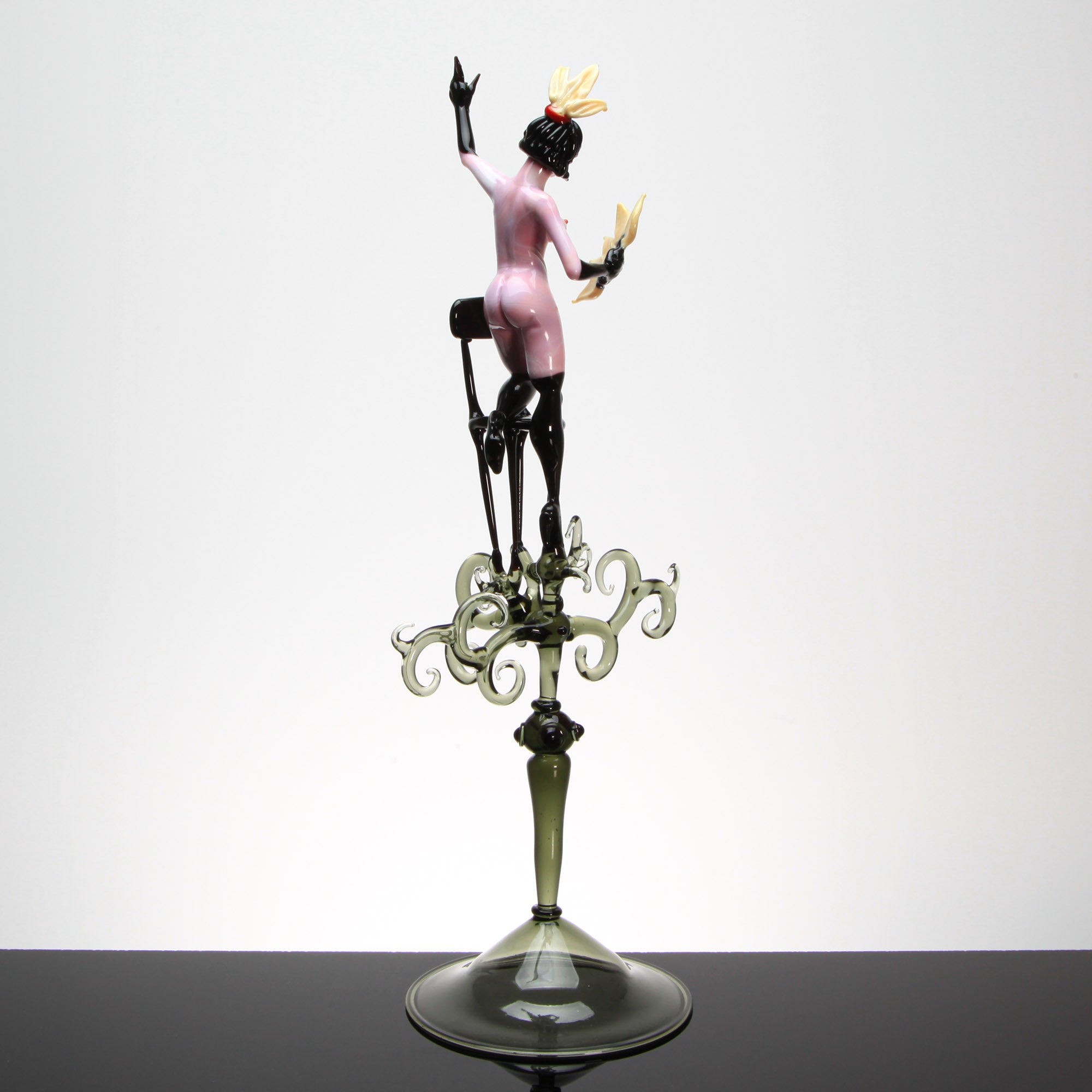 Burlesque Artistic  "Audrey" - Unique Piece - Murano Glass