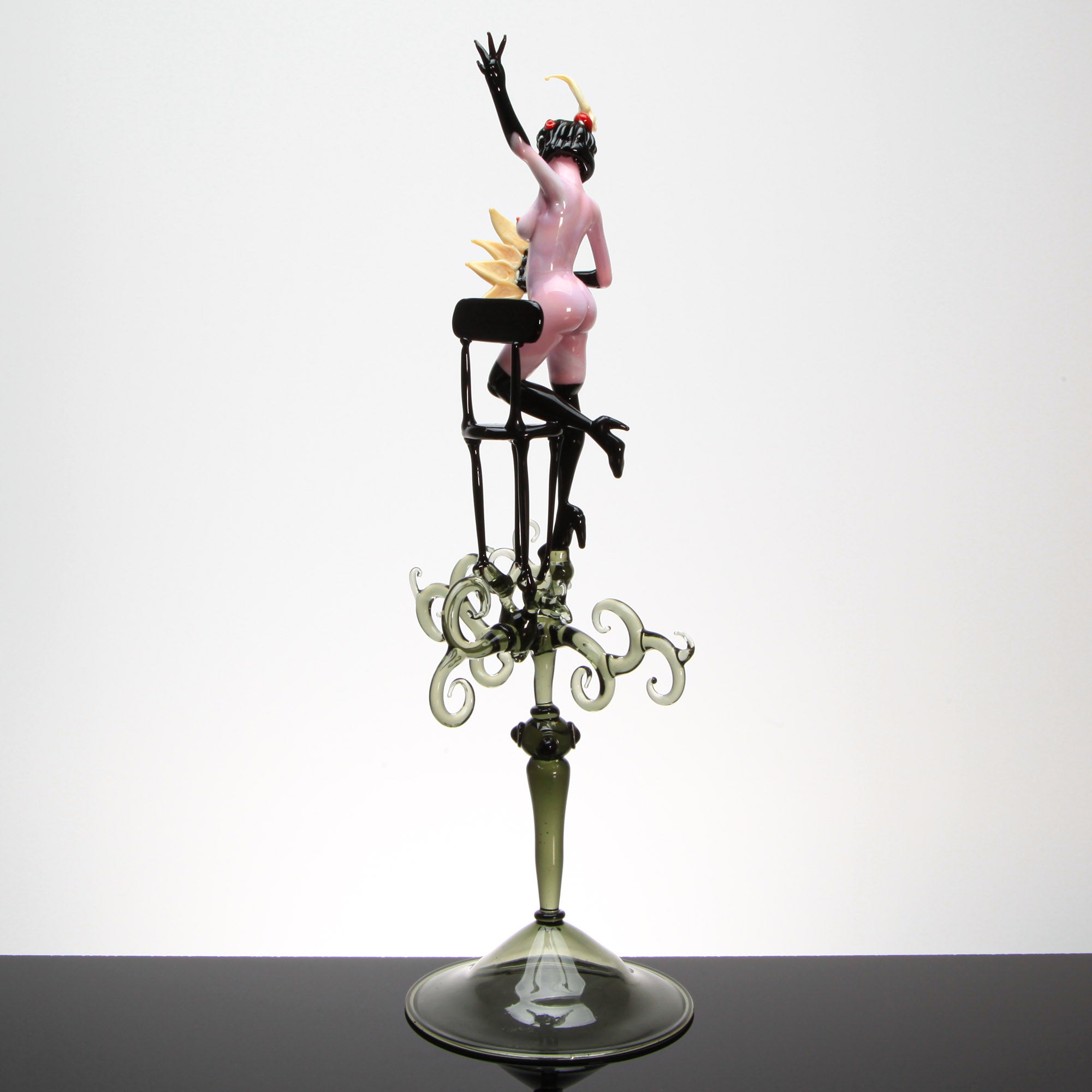 Burlesque Artistic  "Audrey" - Unique Piece - Murano Glass