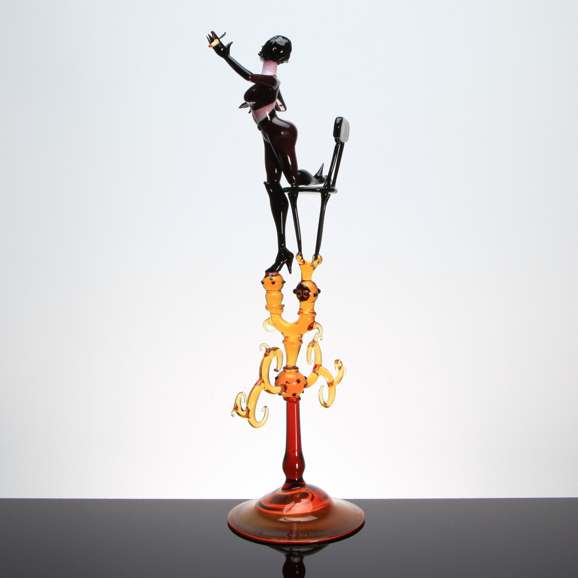 Burlesque "Bettie" Unique Piece - Murano Glass