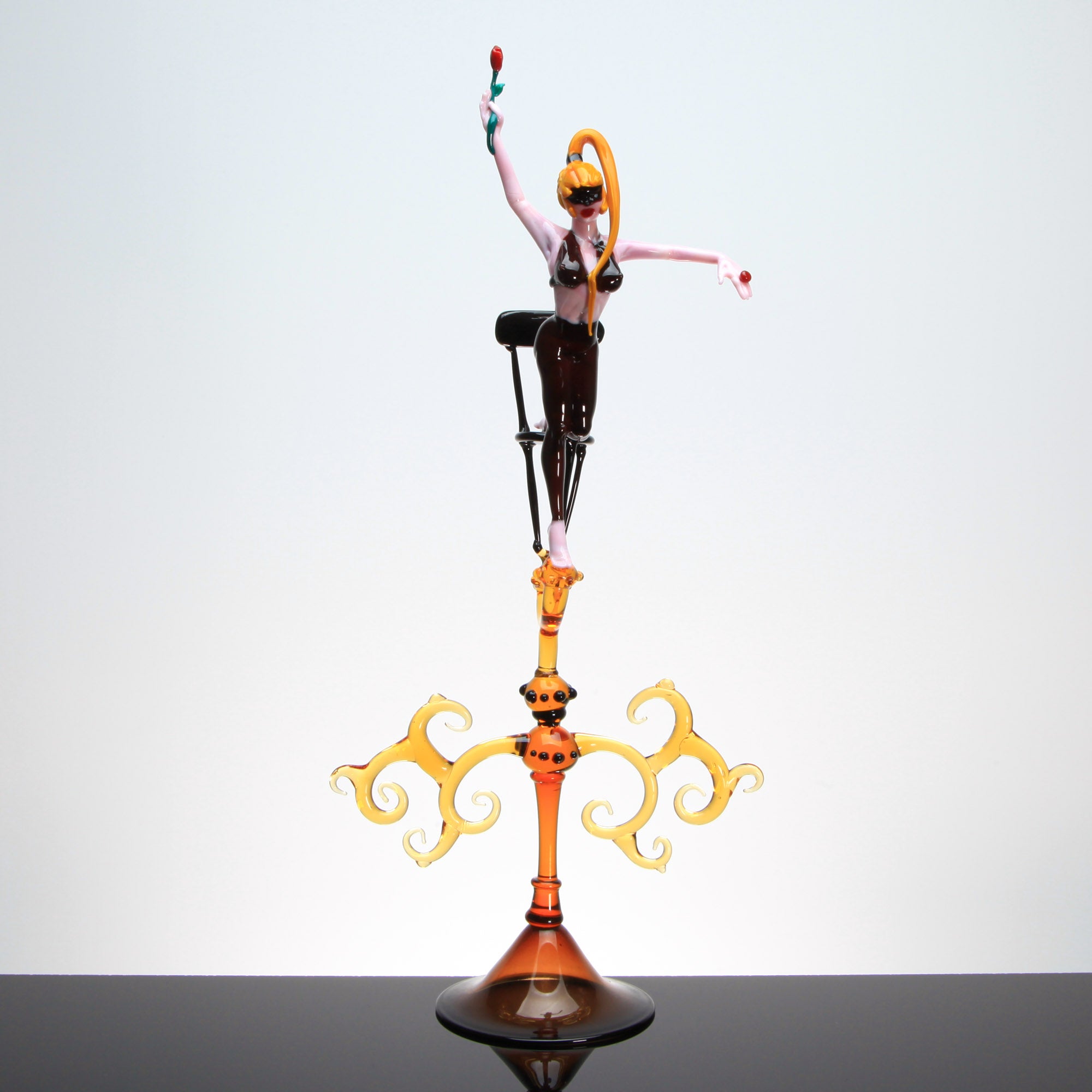 Burlesque "Pauline" - Unique Piece - Murano Glass