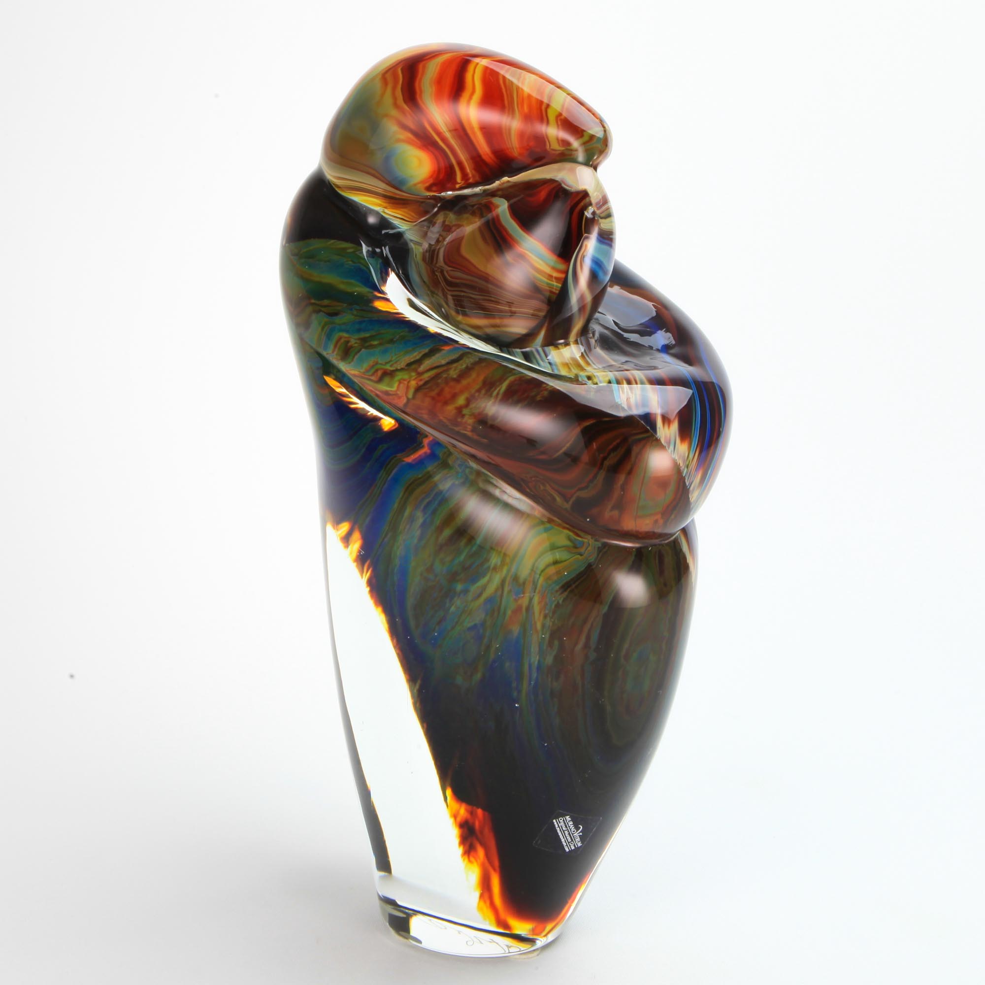 The embrace Murano glass - cm 25