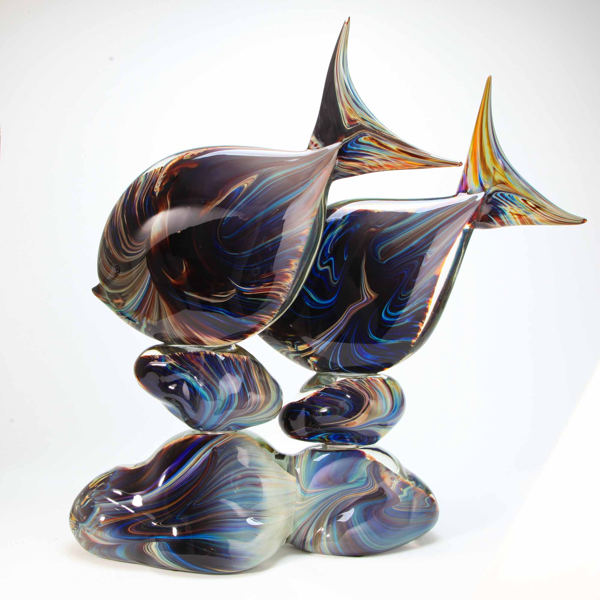 Angel Fishes - Murano Glass