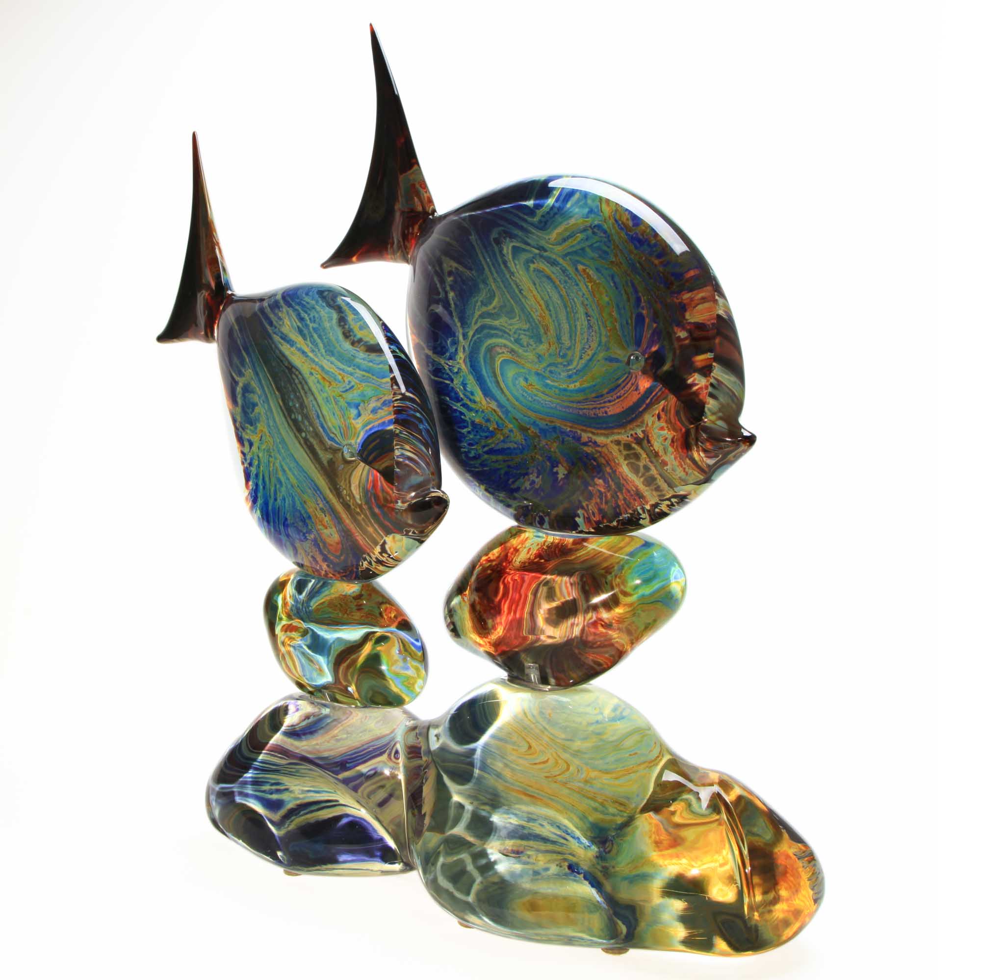 Angel Fishes - Murano Glass