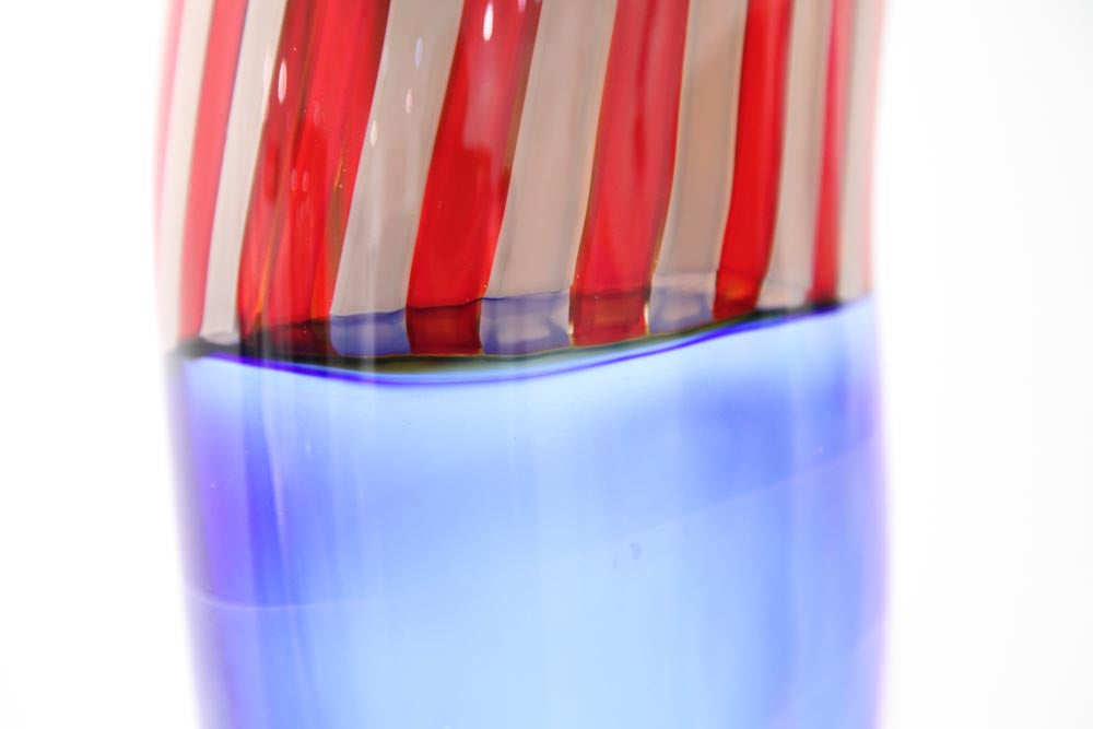 Red Stripes fagiolo vase