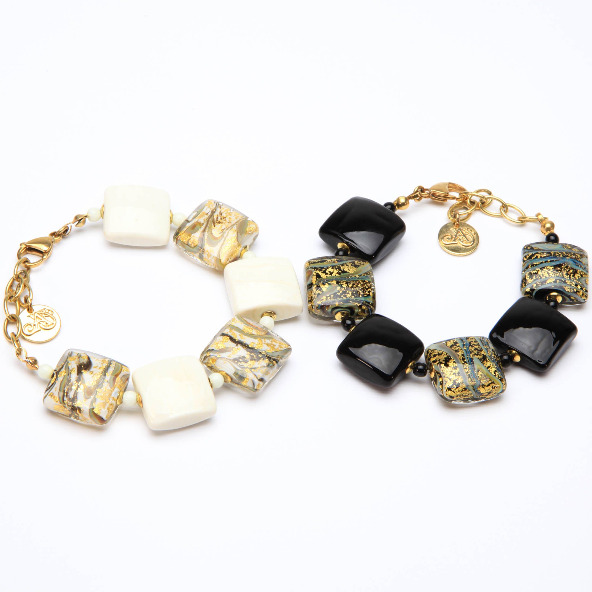 Las Vegas bracelet -  Murano Glass