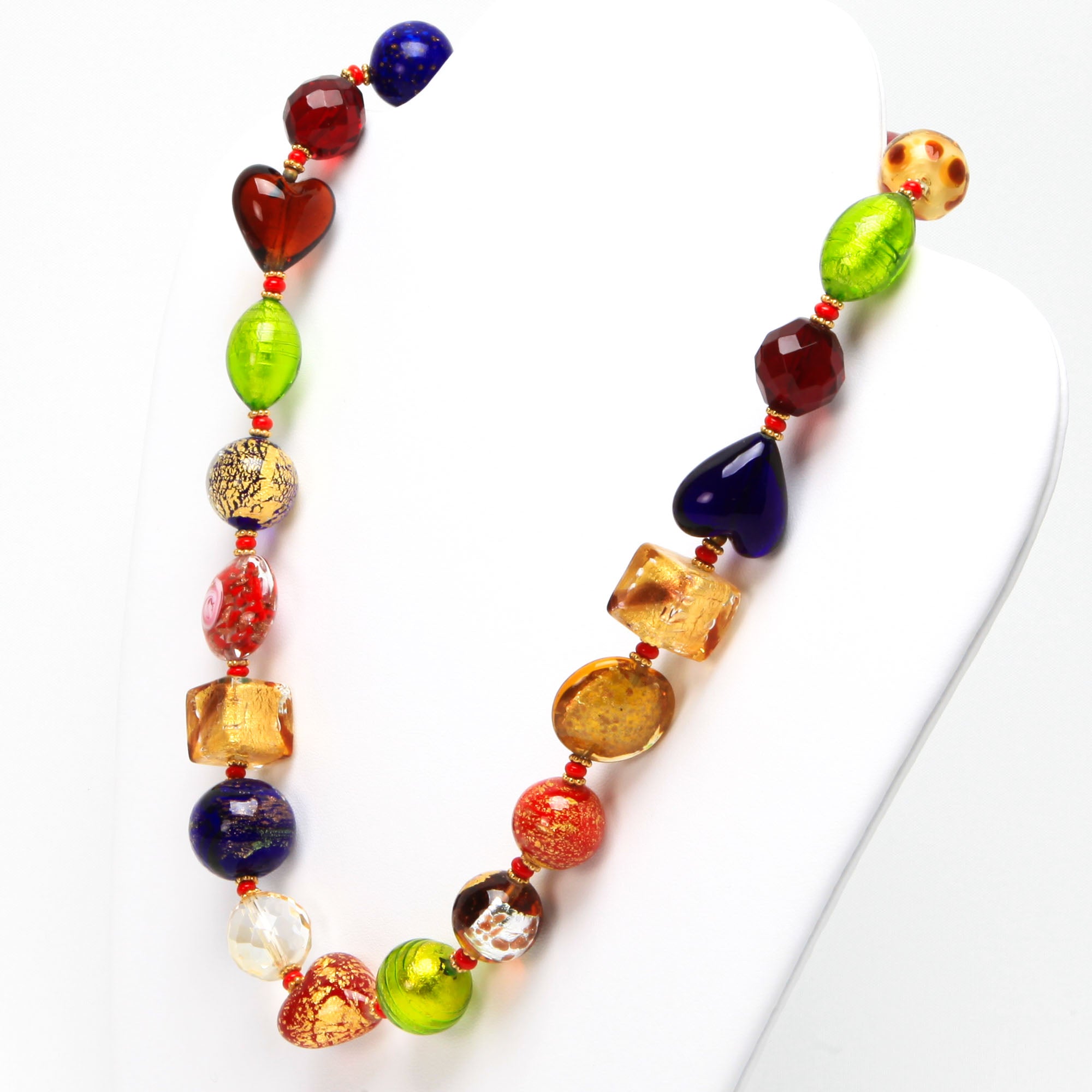 Rainbow necklace - Murano Glass